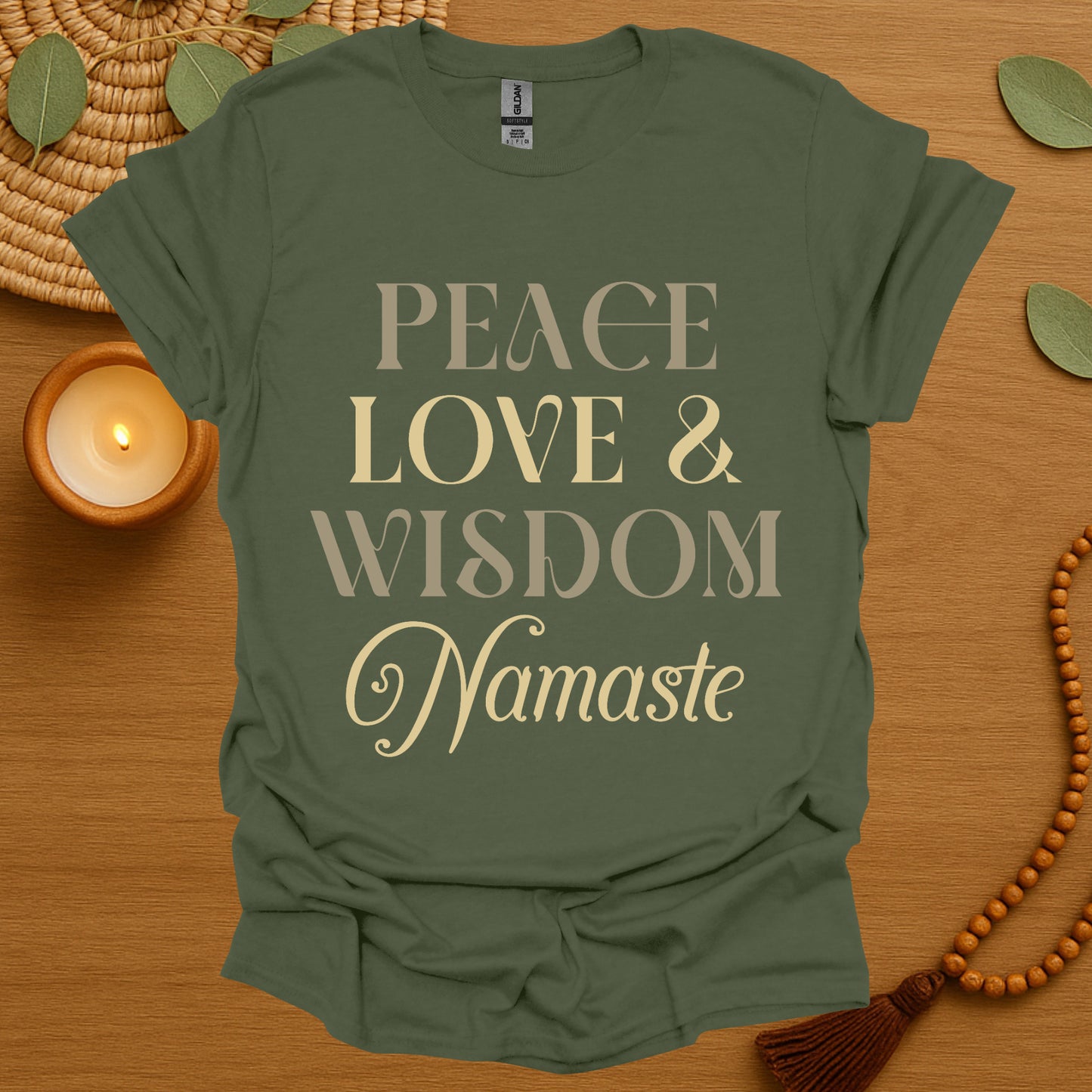 Peace Love Wisdom T-Shirt