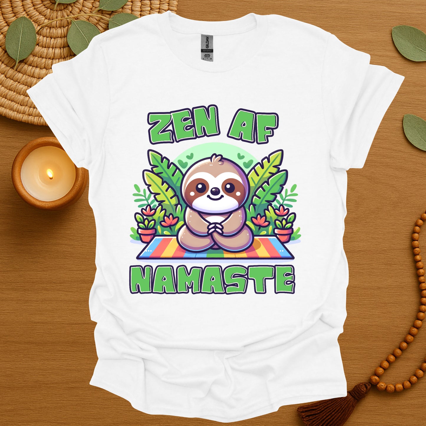 Zen AF. Namaste. T-Shirt