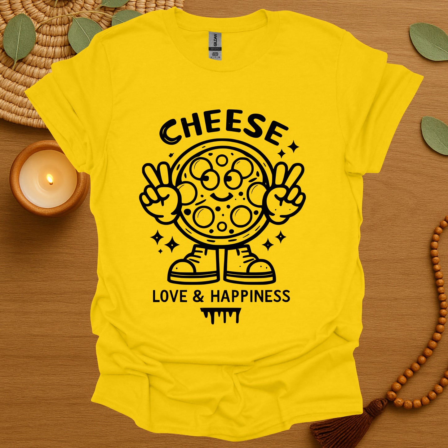 Cheese, Love & Happiness T-Shirt