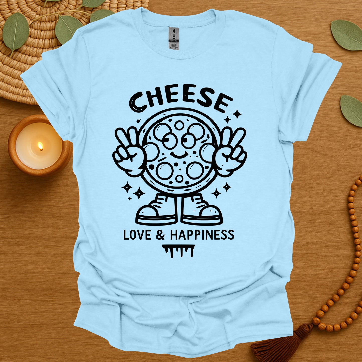 Cheese, Love & Happiness T-Shirt