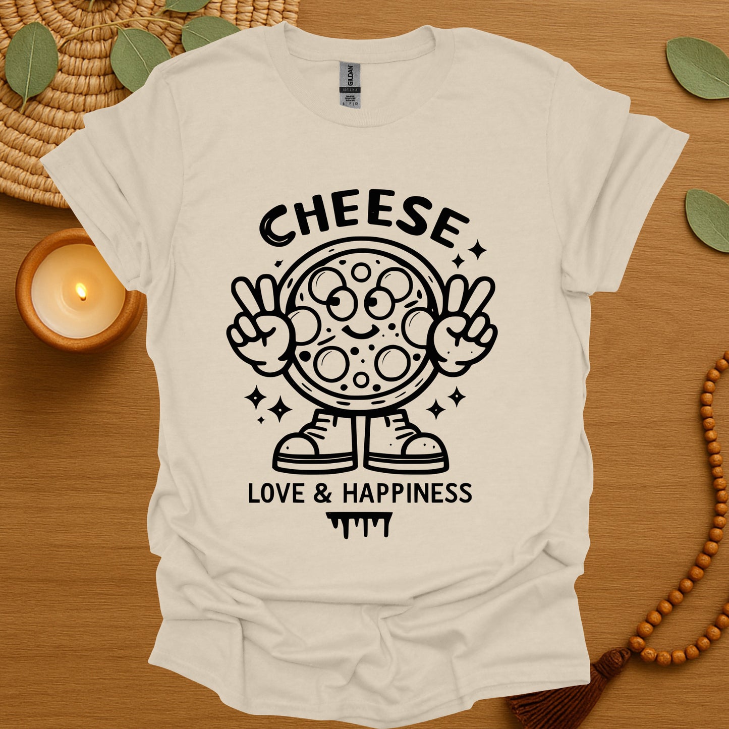 Cheese, Love & Happiness T-Shirt