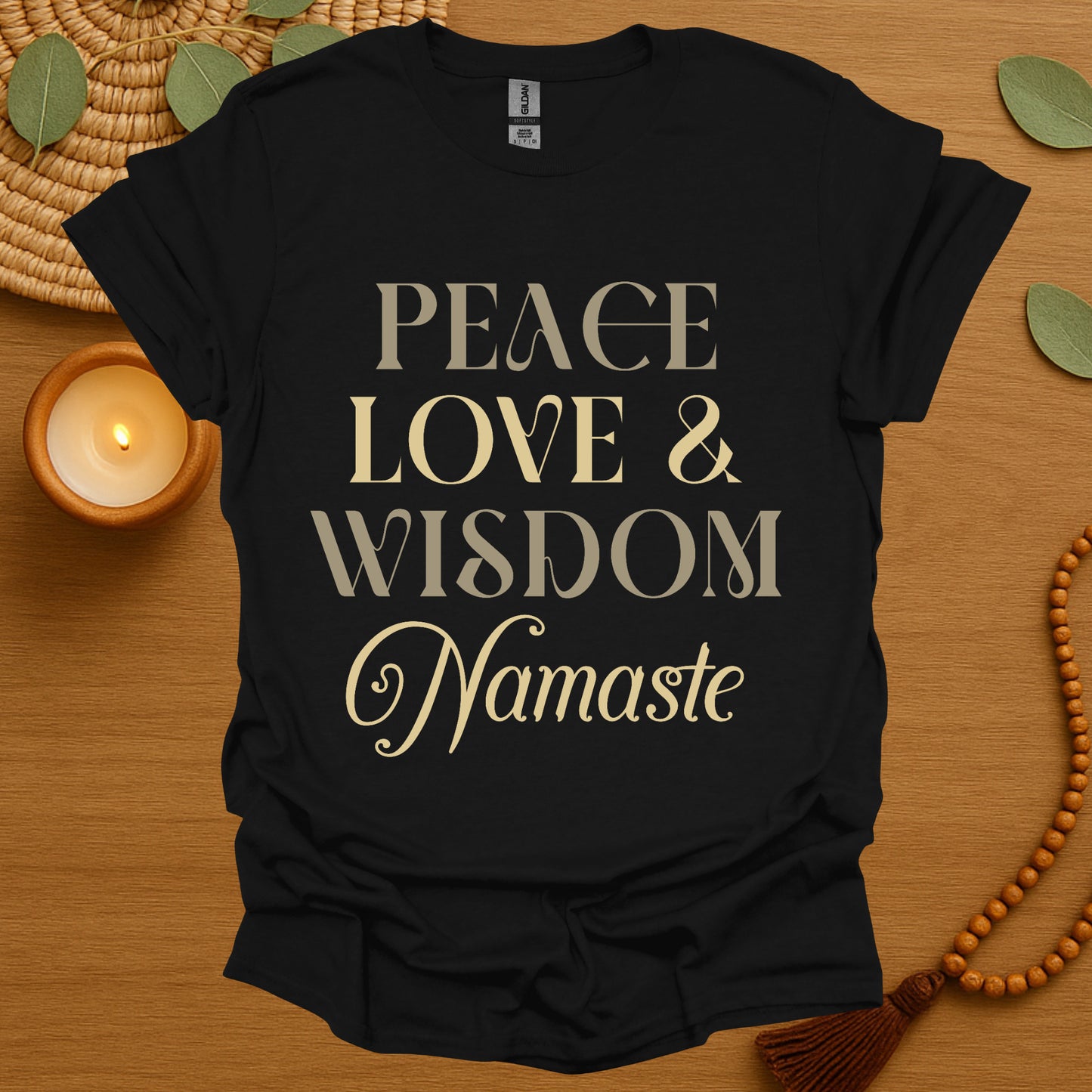 Peace Love Wisdom T-Shirt