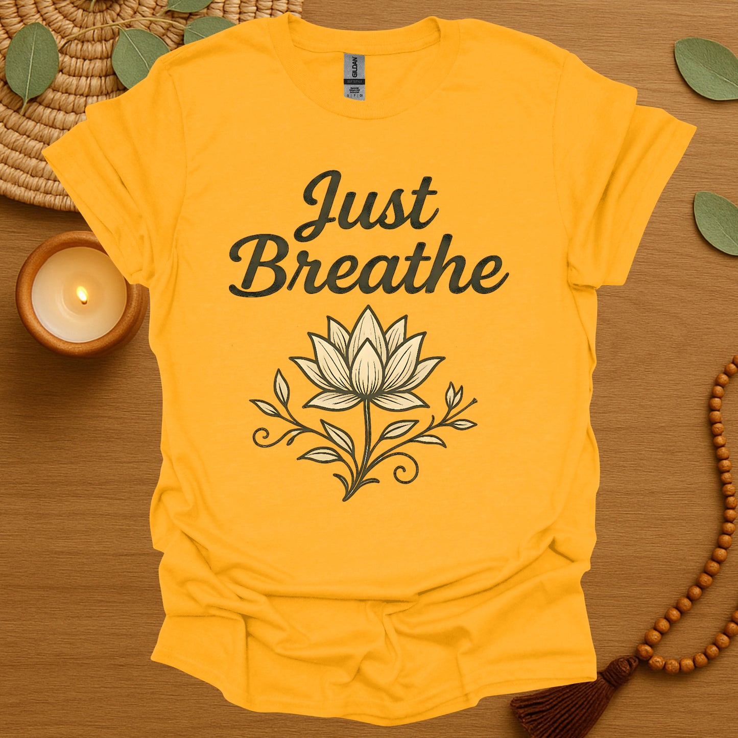 Just Breathe Lotus T-Shirt