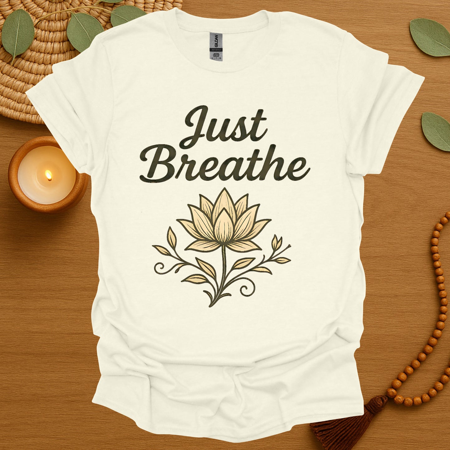 Just Breathe Lotus T-Shirt
