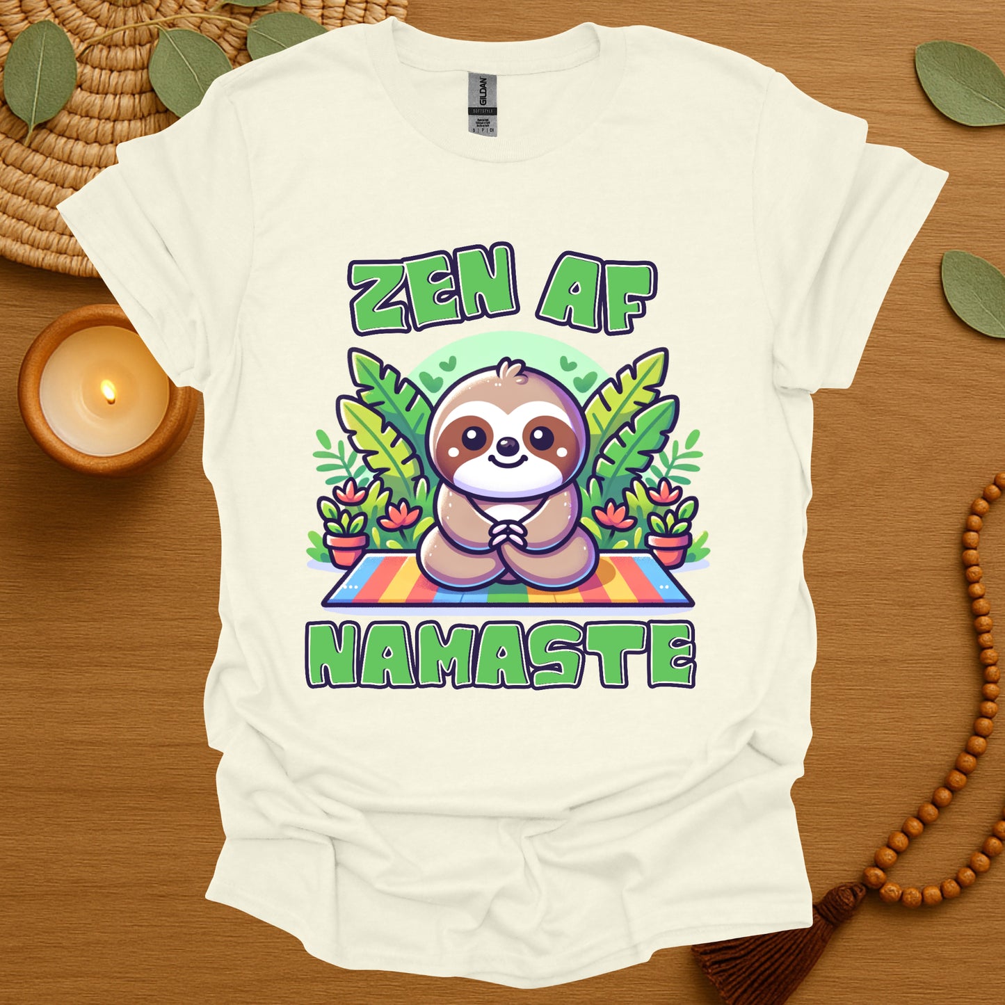 Zen AF. Namaste. T-Shirt