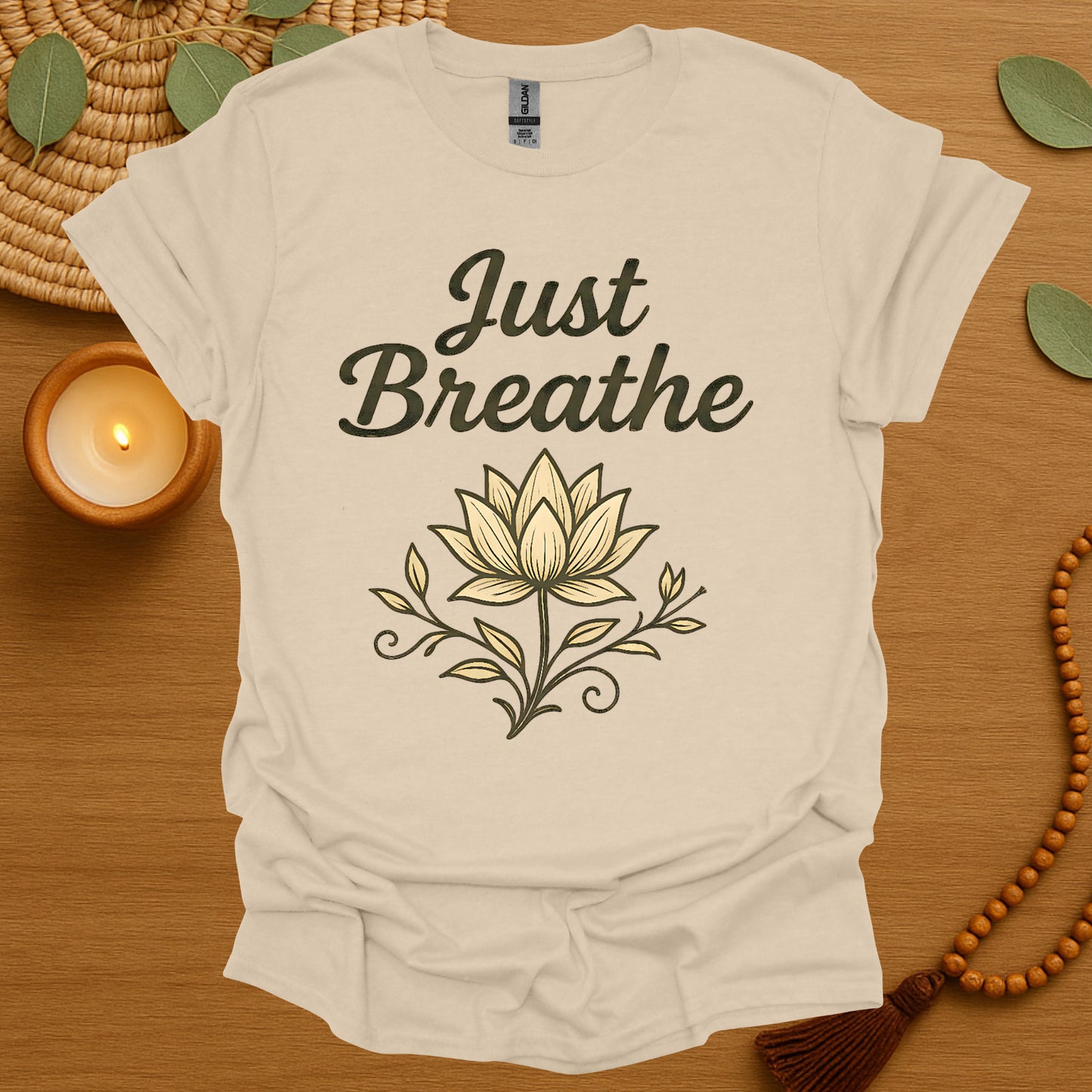 Just Breathe Lotus T-Shirt