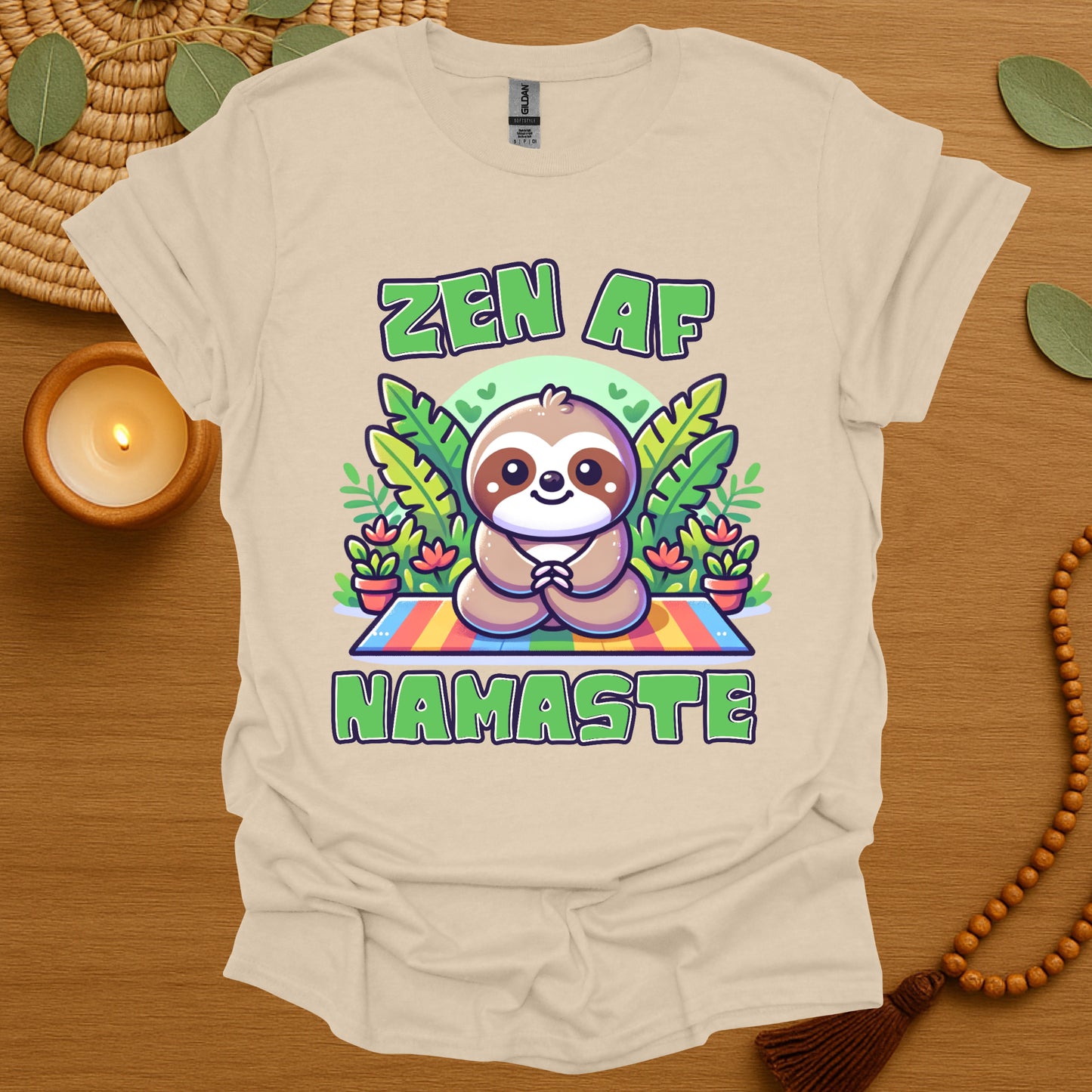 Zen AF. Namaste. T-Shirt