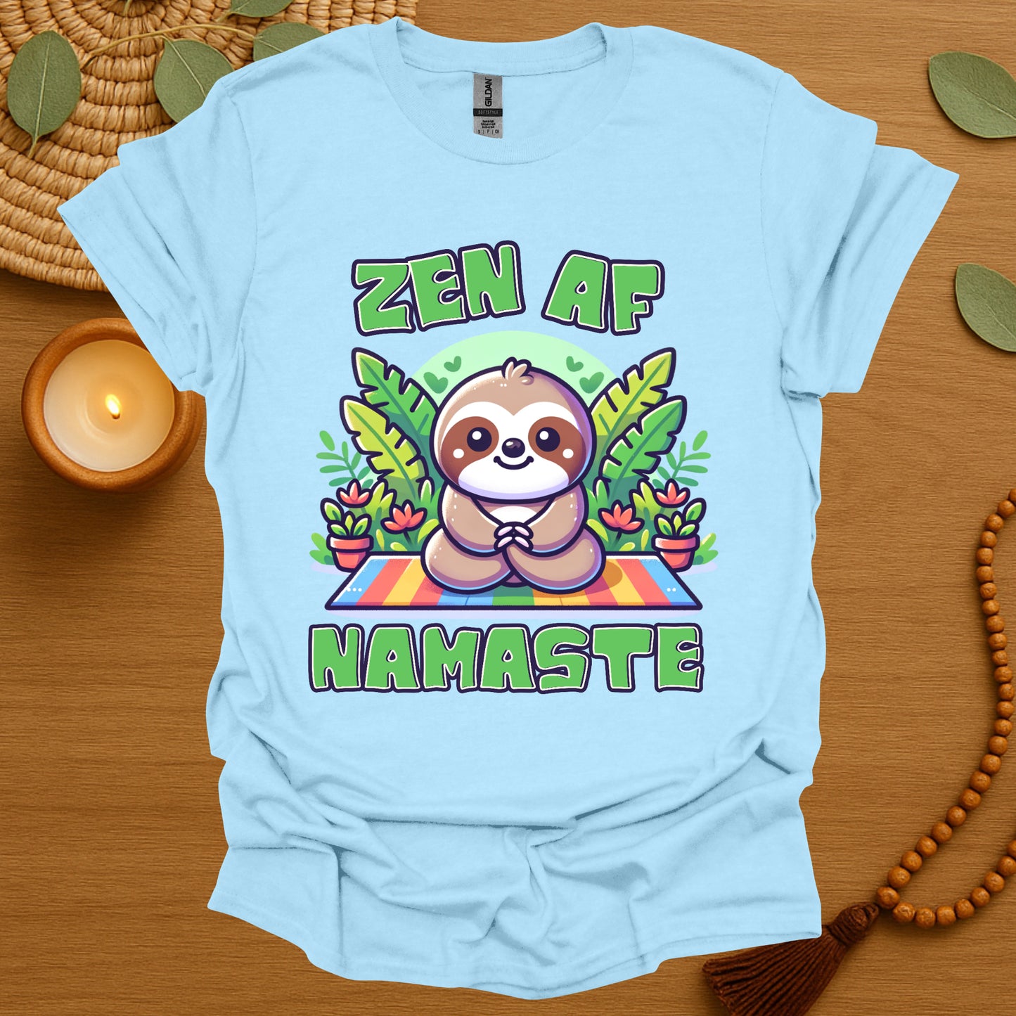 Zen AF. Namaste. T-Shirt