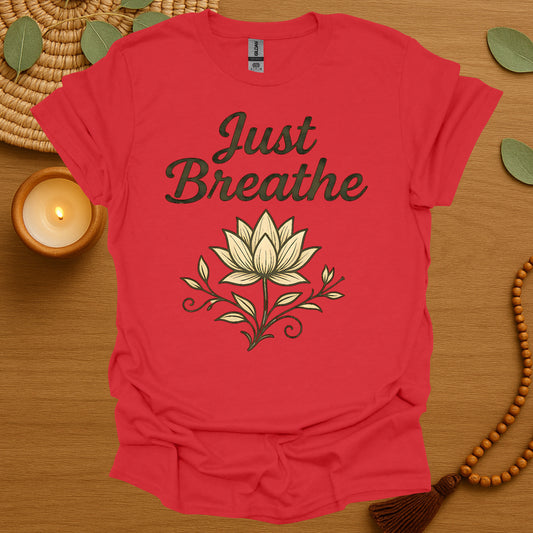 Just Breathe Lotus T-Shirt